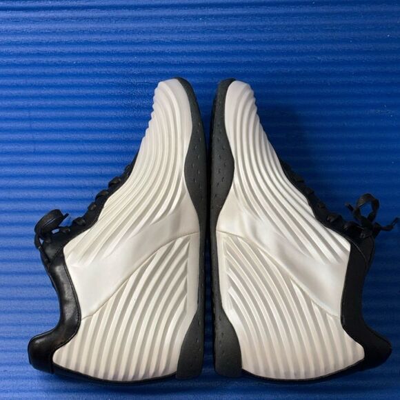 Women 9.5- Nike Lunarwavy Sky Hi QS Foamposite Hidden Wedge Heel High 727990-100 - Picture 6 of 7